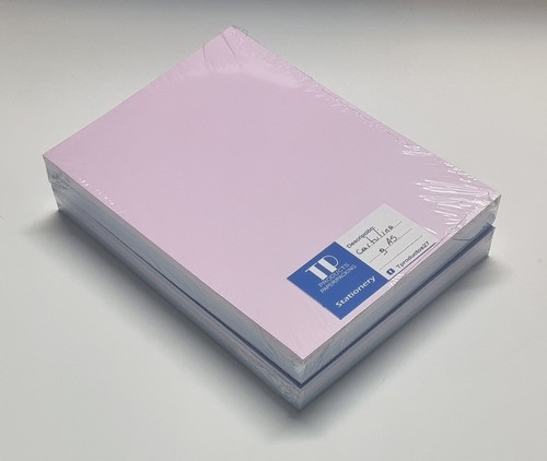 Pack De 125 Hojas De Cartulina De 160 Grs. A5 En Tono Pastel 0