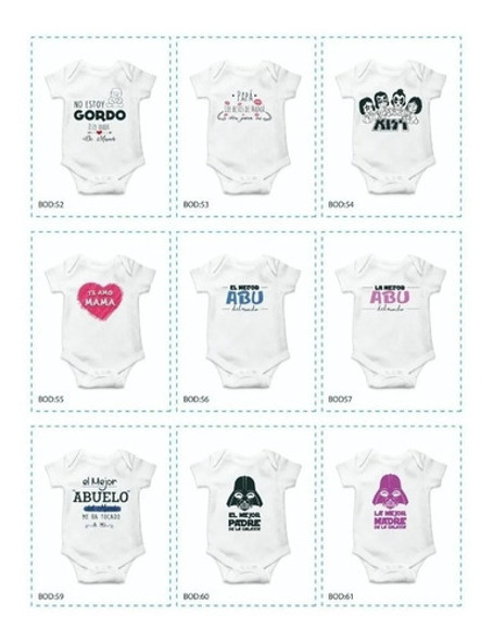Pack Sublimación Vectores Body Bebes + De 80 Diseños 0