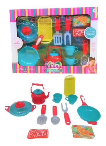 Valija Juliana Set De Cocina Sweer Home Infantil Cocinita 0