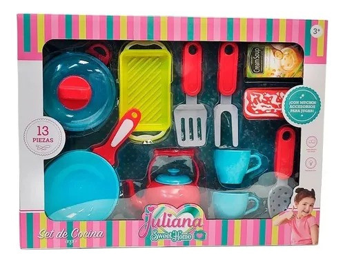 Valija Juliana Set De Cocina Sweer Home Infantil Cocinita 1