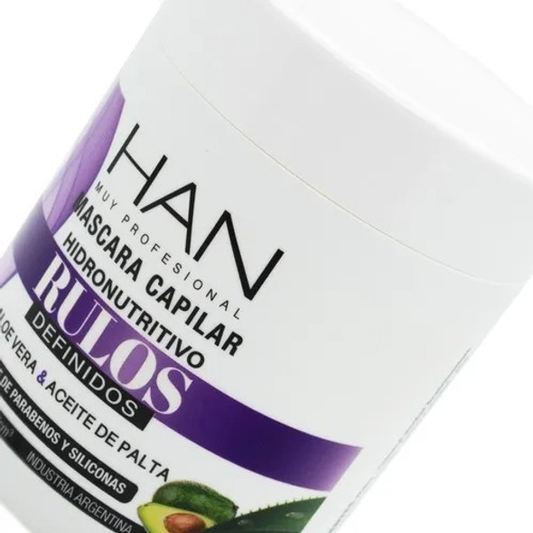 Han Mascara Rulos Definidos 500ml Apto Metodo Curly Girl 1