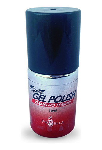 Speed Gel Polish 10ml - Vermelho Ferrari - Piu Bella 1