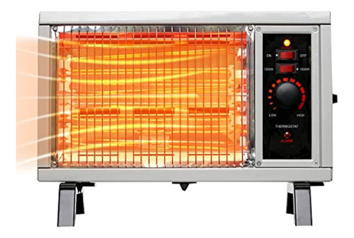 Calentador Radiante Portátil Homeleader Etl, 1250w/1500w Cal 0