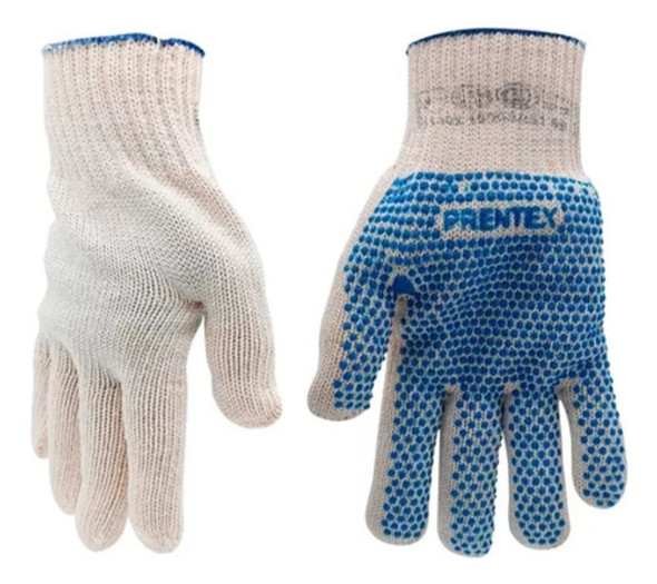 X30 Pares Guantes Algodón Tejido Pesado Moteado Simple 1 X30 Pares Guantes Algodón Tejido Pesado Moteado Simple 1