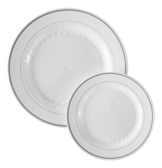 Platos Plásticos Masterpiece Calidad Premium Resistent 25/25 0