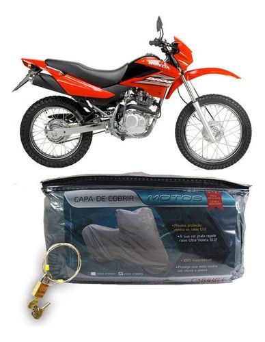 Capa Com Cadeado Para Cobrir Honda Nxr 125 Bros Ks M(205) 0