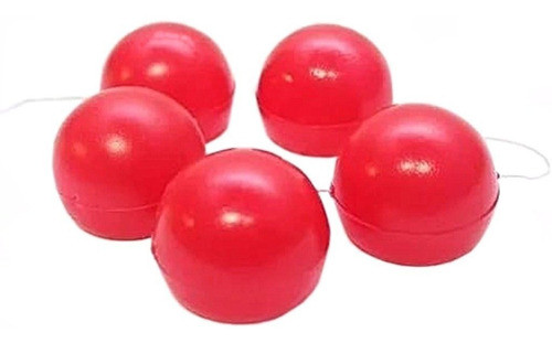 Nariz Payaso X 36u Plastico Ajustable Roja Cotillón Fiestas 0