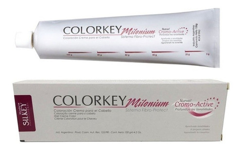 Kit 6 Tinturas Colorkey Milenium Silkey 120gr 1