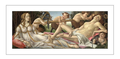 Lamina Fine Art Venus Y Marte Botticelli 40x100 M Y C 0