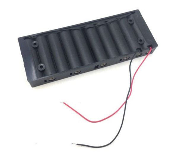 1pcs Batería Titular De La Caja W/alambre 10 X Nave Aa 15v E 0