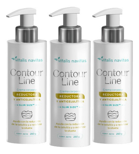 Crema Corporal Reductora Y Anticelulítica Contour Line X3 0