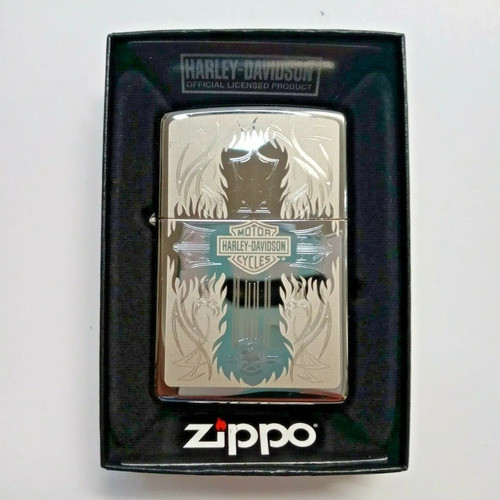 Zippo Harley Davidson Original Garantia 27878 1