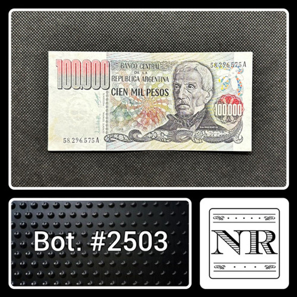 Argentina - 100000 $ Ley - Año 1980 - Bot. #2503 - A 0