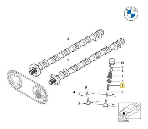 Retenes De Valvula Bmw Serie 3 E36 325i M50 1