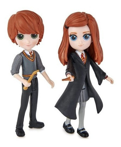 Harry Potter Set Ron Y Ginny Weasley Figuras 7 Cm Pelicula 1