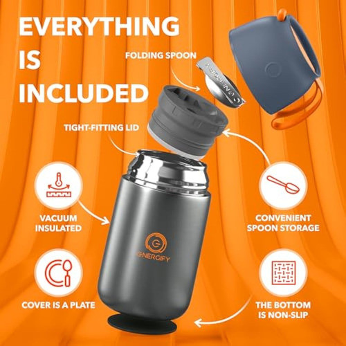 Energify - Termo En Forma De Tarro De Acero 1