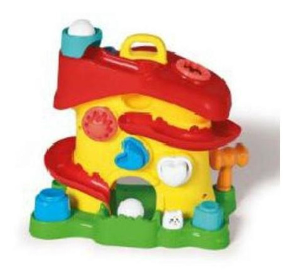 Casa De Atividades Infantil Com Formas Didáticas E Bolinhas 0