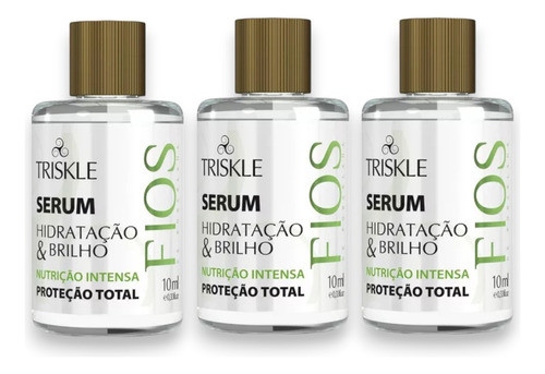 Kit 3x Sérum Hidratação E Brilho - Fios De Porcelana 10ml 1