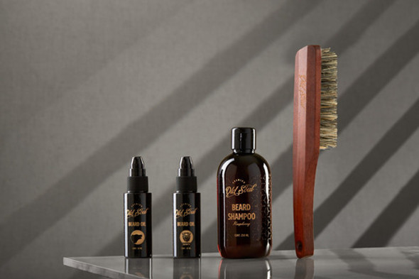 Set Crecimiento Barba Con Cepillo Old Soul 1