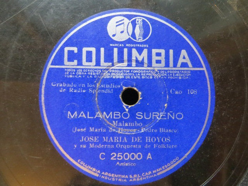 Jose Maria De Hoyos Malambo Sureño + Bandera Mia De Pasta 1