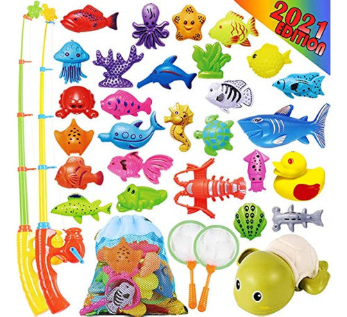 Cheffun Fishing Water Pool Toys Para Niños - Juguete De Baño 0