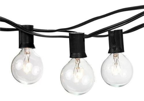 Guirnalda Guia De 25+1 Luces Vintage Oferta Calidad Exterior 0
