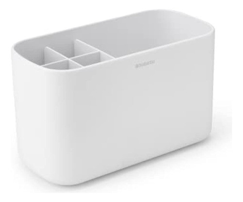 Brabantia Renew Bathroom Caddy (blanco) - Compartimentos Par 0