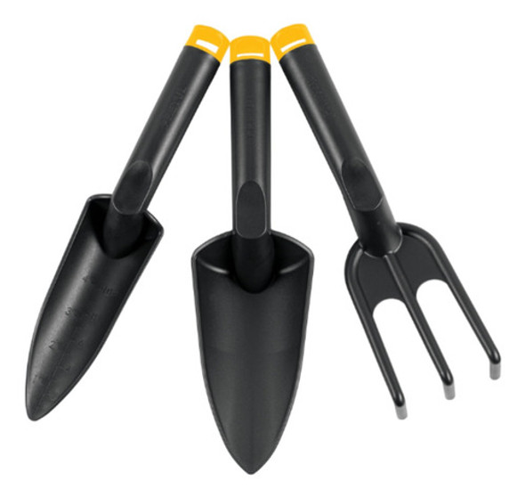 Set Kit Juego Herramientas 3 Piezas Jardinería Acero Jardín 0