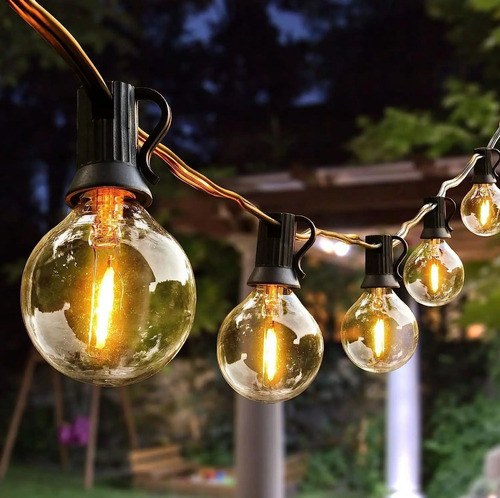 Guía De Luces Vintage Interior Exterior Cálida 25+2 0