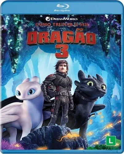 Blu-ray Como Treinar Seu Dragão 3 - Original & Lacrado 0