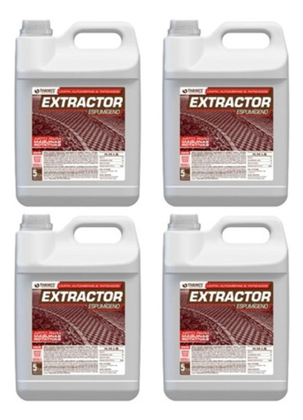 Limpia Alfombra Tapizado Extractor Espumigeno X4 5lt. Thames 0 Limpia Alfombra Tapizado Extractor Espumigeno X4 5lt. Thames 0