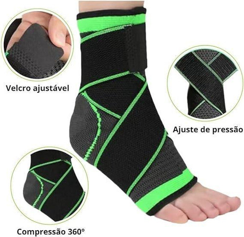 Kit 2 Tornozeleiras De Compressão Ortopédica Estabilizadora 1