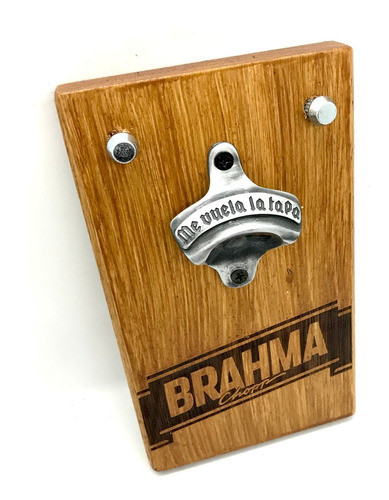 Destapador De Cerveza De Pared Con Imán Brahma 1