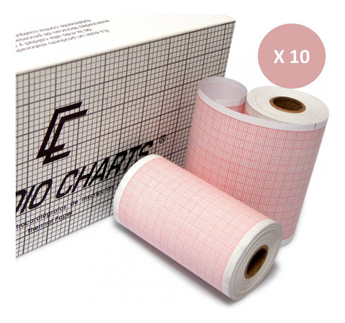 Papel Para Ecg 50 Mm X 30 M- Caja X 10 Rollos 0