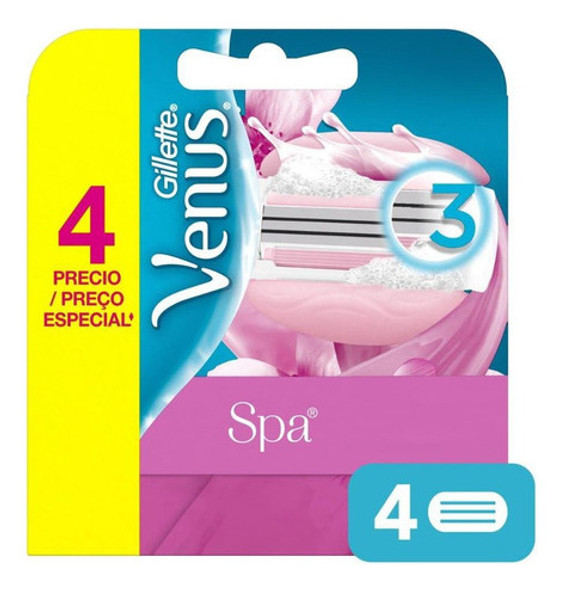 Carga Para Aparelho De Depilar Gillette Spa Venus  4 Unids. 1