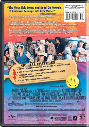 Dvd Dazed And Confused / Rebeldes Y Confundidos 1