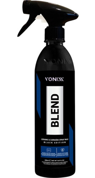 Cera Blend Black Spray Para Carros Pretos Vonixx 500ml 0