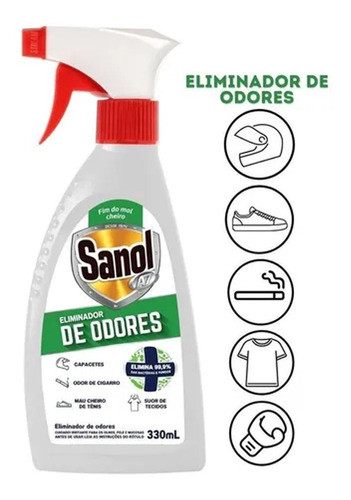 Kit 3 Eliminador De Odores 3 Anti Mofo Elimina Mofo Sanol A7 1
