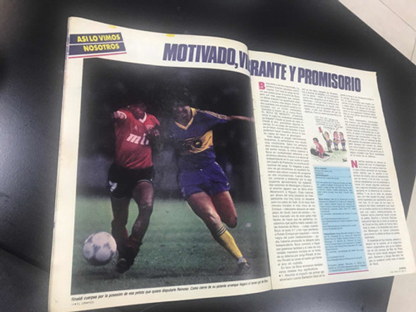 El Gráfico 3510.boca-independiente. Rinaldi Boca 1