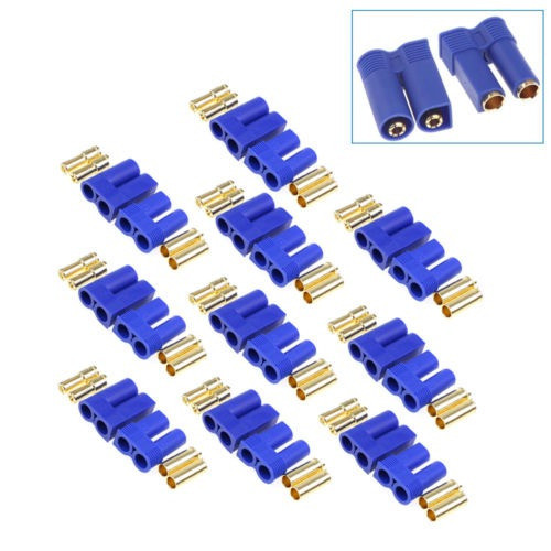 10 Pares Ec5 Dispositivo Conector Enchufe Cabe Coche Rc Avió 1