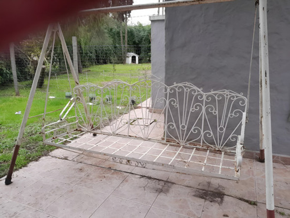 Hamaca De Jardín, De Hierro, Medidas 2,10 X 0,65 X 1,20 0