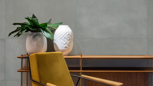 Porcelanato Villagres Copan Cement 92x92cm Caixa 1,69m² 1