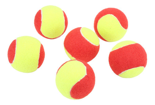 Bolas De Tênis Juvenil, 6 Peças De Borracha Natural De Pelúc 1