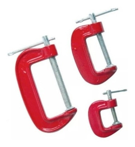 Prensa Mini Tipo G Set X 3 Piezas 1 2 3 Pulgadas Juego Kit 1