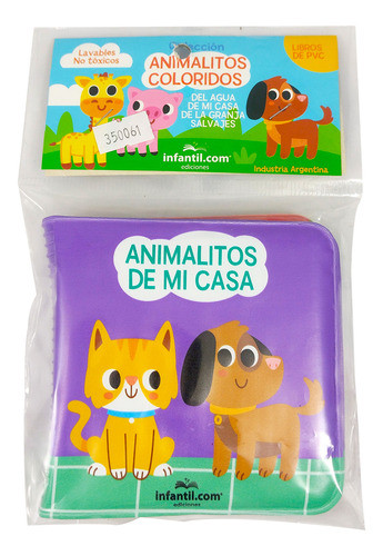 Libro Animales Coloridos De Mi Casa Pvc Ploppy 350061 0