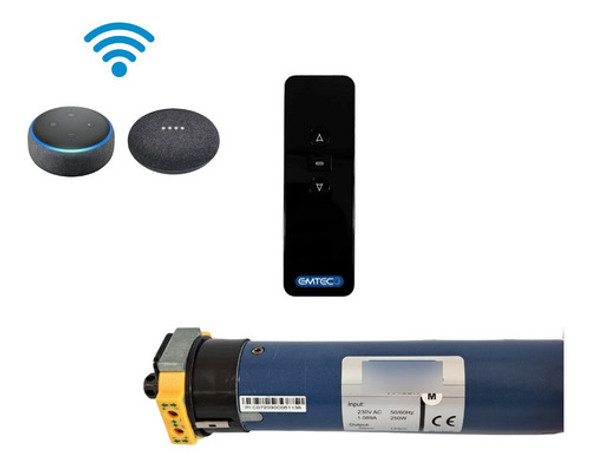 Motor Tubular Wifi C/ Controle P/ Persianas/toldos 50n 220v 1