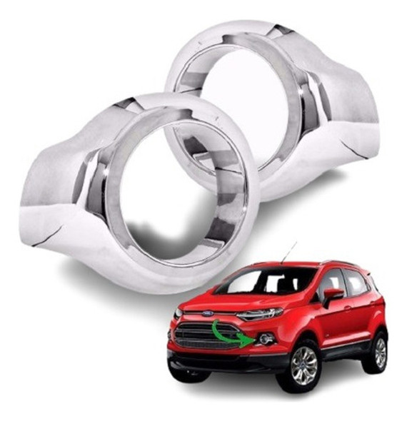 Aros De Faro Auxiliar Cromados Ecosport Kinetic 13/17 0
