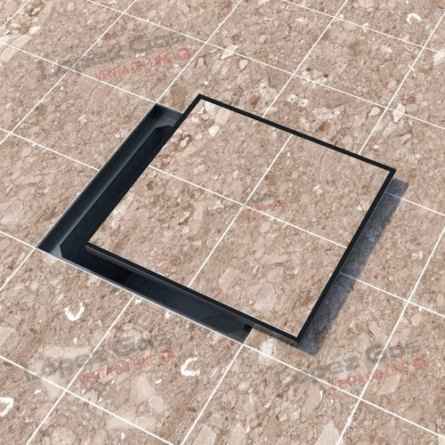 Tapa Camara Septica Inspeccion Reforzada Pp 20x20cm Revestir 1