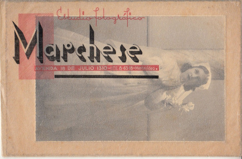 Fotografia Estudio Marchese Montevideo Niña Vestido Comunion 0