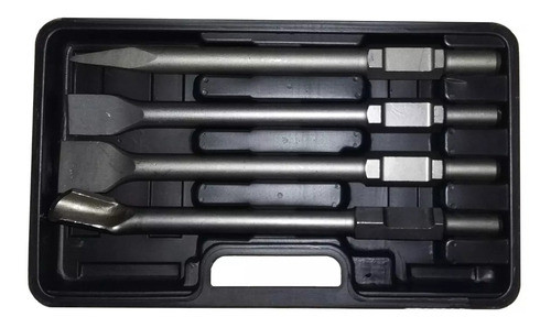Juego Cincel Punta Hexagonal 30mm X 410mm 4 Piezas Lacueva 0